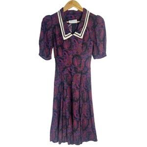 Gunne Sax Jessica McClintock Dress‎ Girls 12/14 Paisley Cottagecore Praire Dress